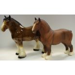 A Beswick connoisseurs model Burnham Beauty, Champion shire horse,