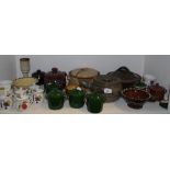 Stoneware casserole dishes; Worcester oven to table ware;