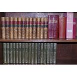 Books- Victorian and later inc The Works of William Makepeace Thackery in 12 vols,