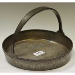 A Liberty Tudric pewter dish, shape no. 01451, c.