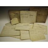 Indentures - various 18th century and later including wills, lease holds,