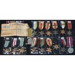 Medals, World War Two: 1939-1945 War Medal, ribbon en suite; 1939-1945 Defence Medal,
