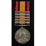 Medals, Queens South Africa Medal, correctly impressed 8014 PTE H Haig VOL Coy Scot Rifles,