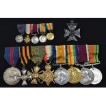 Medals, World War one, an important Great War group of 8 to Sgt. William.