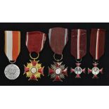 Medals, Poland: Cross of Merit, 1st Class; another,