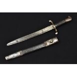 A Martini Henry Cadet Bayonet, bearing Unit marks to the 1st HLI, with C above,