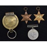 A World War II German officer's marching compass, by Busch, hinged covers4.