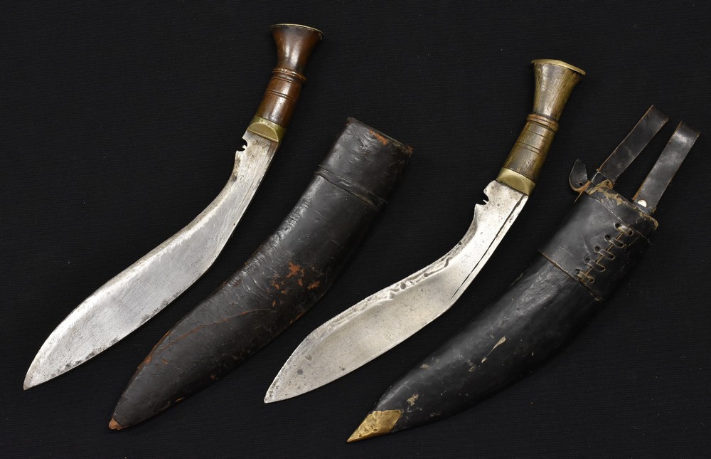 A military kukri, marked "D.D.