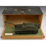 A Tank Recognition Guide model, in carrying case,