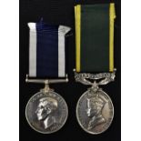 Medals, George VI: World War Two, Royal Navy, Naval Long Service and Good Conduct Medal,