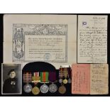Medals, South Africa and World War II, a group of four,
