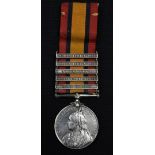 Medal, Queen's South Africa Medal, five clasps, named to 20771 Serjt. J.W. Davey 2nd Fd TRP: R.E.