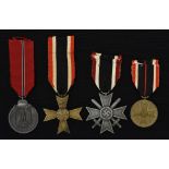 Medals, World War Two, Nazi Germany/Third Reich: War Merit Cross,