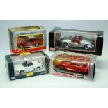 Toys - a Burago model car Porsche 924 Turbo GR2; others Maisto etc,