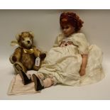 A Dean's Rag Book Timothy Bear, limited edition 90/200; a Paulines Scarlet Doll,