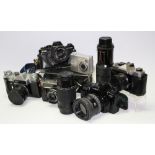 Photography - cameras, 35mm Fujica, Pentax, cases, accessories,