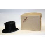 A gentleman's silk tophat, Dunn & Co,