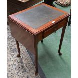 A George II Revival mahogany writing table,