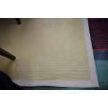 A contemporary woven carpet,