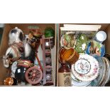 Ceramics - collector's plates including Royal Albert Four Seasons, Wedgwood, etc; Limoges, Sylvac,