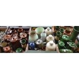 Ceramics - Denby Stoneware, including vases, tableware, bowls,