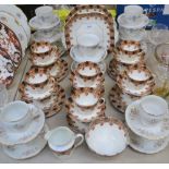 An Edwardian Stanley China part tea service, for twelve, comprising cups, saucers, side plates,