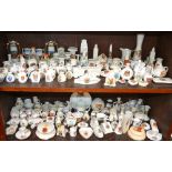 Crested China - including monuments, cars, animals, etc, various manufacturers including Goss,