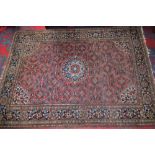A Persian style carpet,