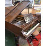 A Victorian rosewood grand piano, Kirkman, London,