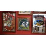 Advertising - a Colman's Mustard mirror, approximately 55cm x 82cm; another similar,