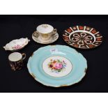 Royal Crown Derby - an 1128 Imari pattern dessert plate; a 2451 pattern coffee can;