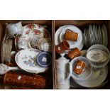 Ceramics - a Portmeirion Totem pattern coffee set,