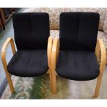 A pair of contemporary 'bentwood' armchairs (2)