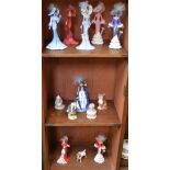 A Royal Albert Beatrix Potter figure, Tommy Brock; others, Lady Mouse Made a Curtsey,