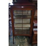 An Edwardian mahogany display cabinet, c.