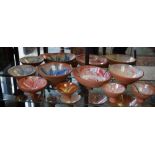 Paul Cummins MBA Terracotta sgrafitto flower bowls;