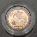 A 1982 1/2 sovereign proof coin,