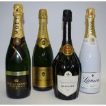 Charles Lafitte champagne Orgeuil de France, 1985, 75cl; Moet & Chandon Grand Vintage, 2003,