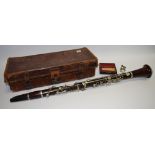 A 19th century Chappell & Co Ltd clarinet, 64cm long,