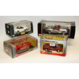 Toys - a Burago model car Porsche 924 Turbo GR2; others Maisto etc,