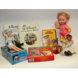 Toys - a Rosebud Baby Skates doll,