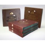 Classical Music - an early 20th century cased set of His Master's Voice shellac records,