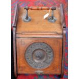 A late 19th/early 20th century mahogany coal box/scuttle,