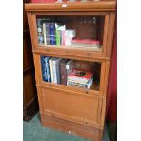 A Globe Wernicke type bookcase,