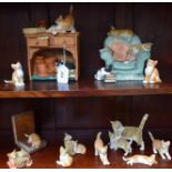 A Sherratt & Simpson model, Kittens on Dresser with Plant Pots; others similar,