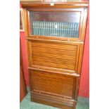 A Globe Wernicke type bookcase,