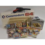 Vintage Computing - a Commadore 64 personal computer, 1530 C2N cassette unit,