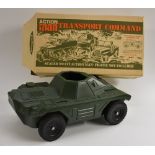 Actionman - a Palitoy transport command armored car; polar exploration team boxed set,