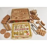 Games & Puzzles - Thornton Pickards Picabrix wooden construction set O,