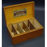 Veterinary - an early 20th century pine veterinarian's apothecary box, Day,